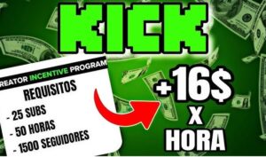 ¿Cuánto se gana en Kick con 100 espectadores