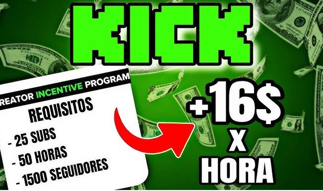 ¿Cuánto se gana en Kick con 100 espectadores