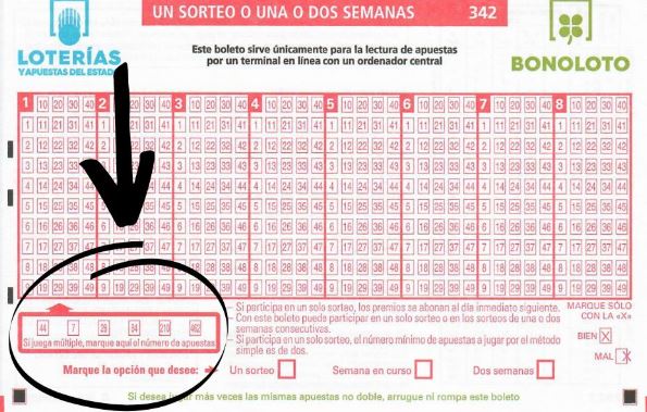 ¿Cuánto paga Bonoloto?