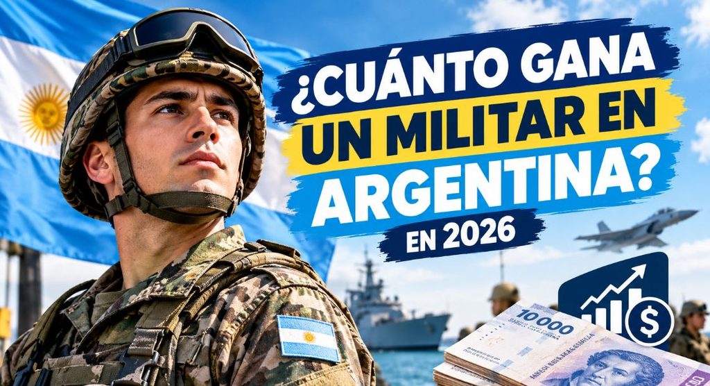 ¿Cuánto gana un militar en Argentina en 2026?